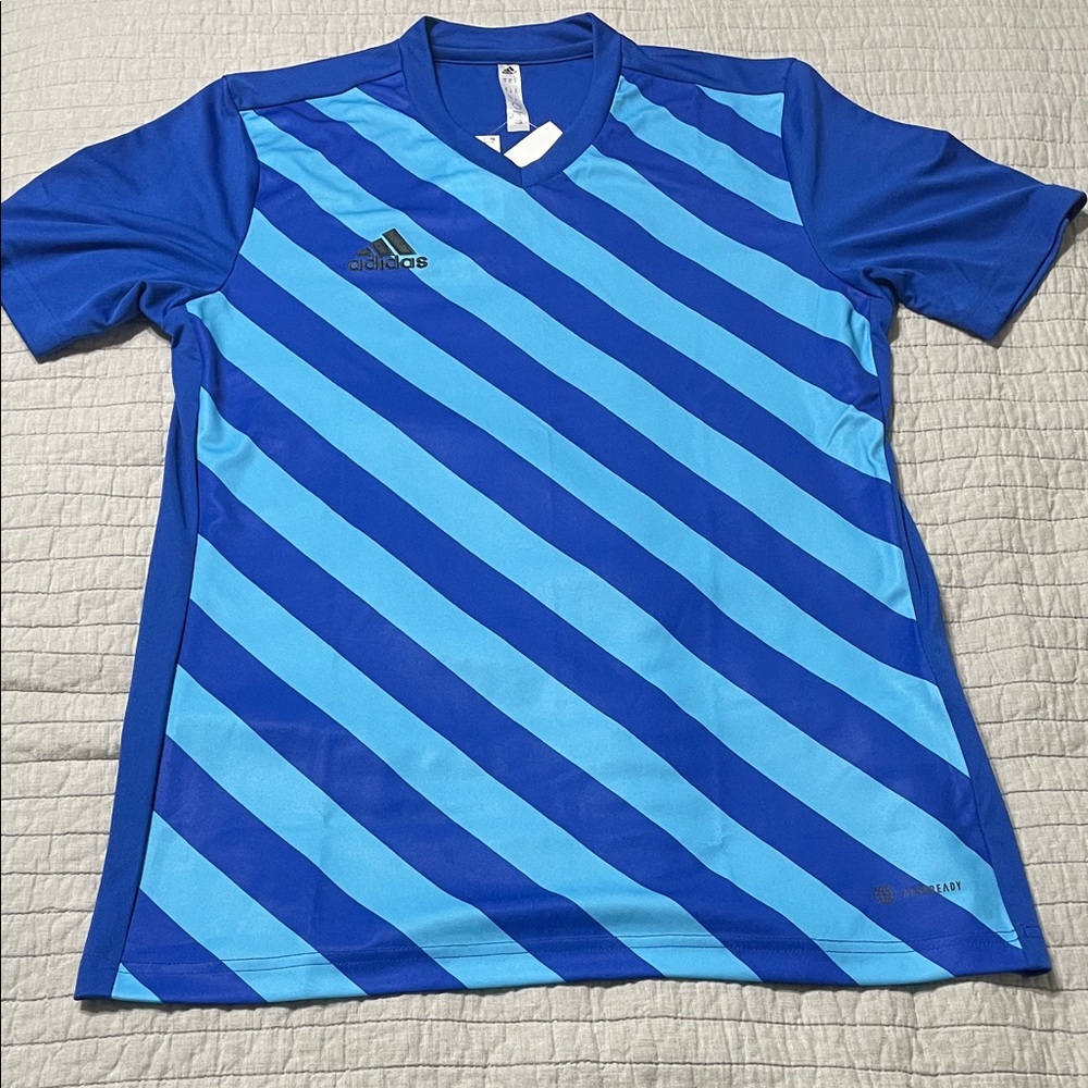 Adidas Entrada 22 Graphic Men's Size M Jersey Soccer Football Athleisure Sporty